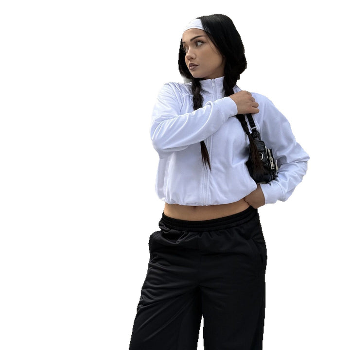Women's sporty set with high collar and elastic pants Lisslune