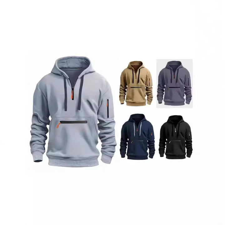 Men's Functional Sweater with Innovative Pockets Lisslune