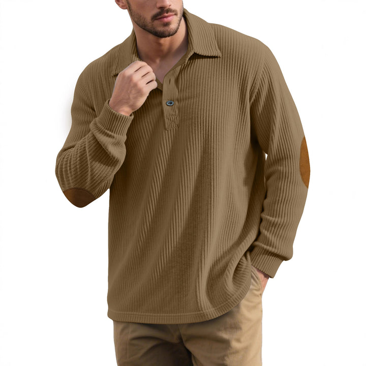 Men's Long Sleeve Polo Shirt Lisslune