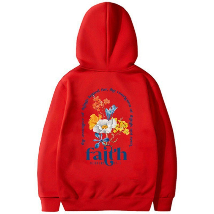 Women’s hoodie with floral lettering and inspiring design Lisslune