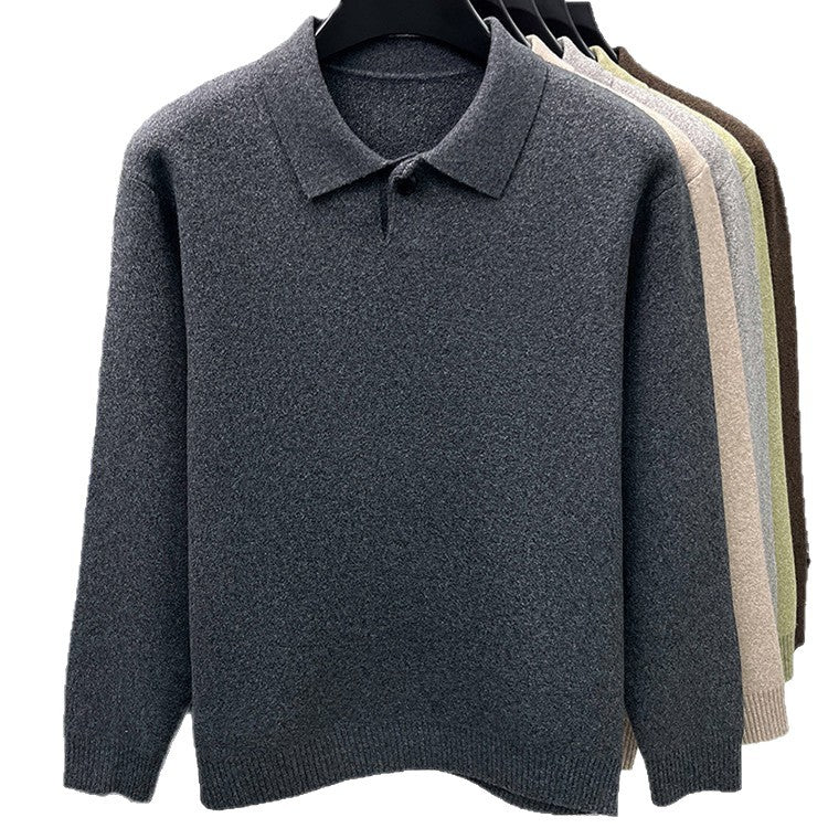 Men's polo shirt with modern textured fabric Lisslune