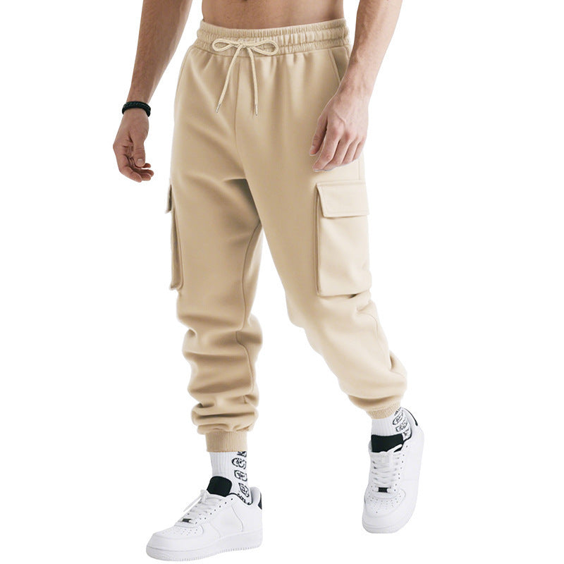 Men's cargo jogging pants with practical design and breathable material properties Lisslune