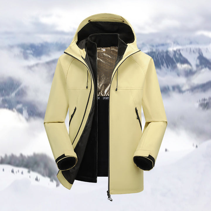 Men's outdoor jacket with windproof and water-repellent coating Lisslune