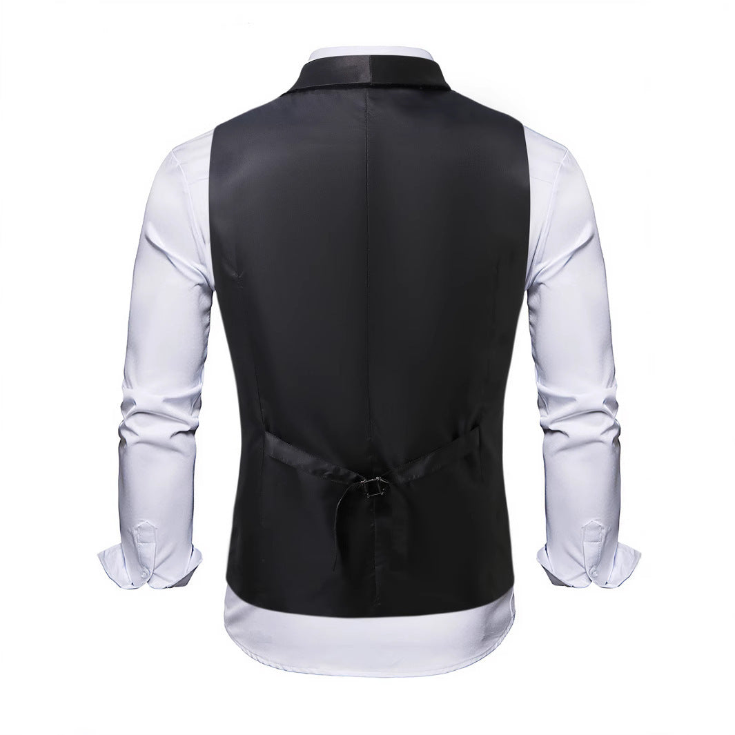Men's elegant sequined waistcoat suit Lisslune