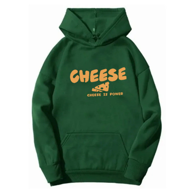 Women's hoodie with humorous cheese design Lisslune