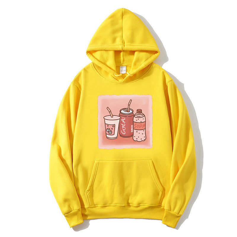 Women’s hoodie with inspiring drink motif Lisslune