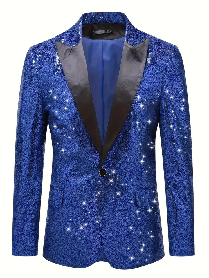 Men's elegant sequin jacket in modern design Lisslune