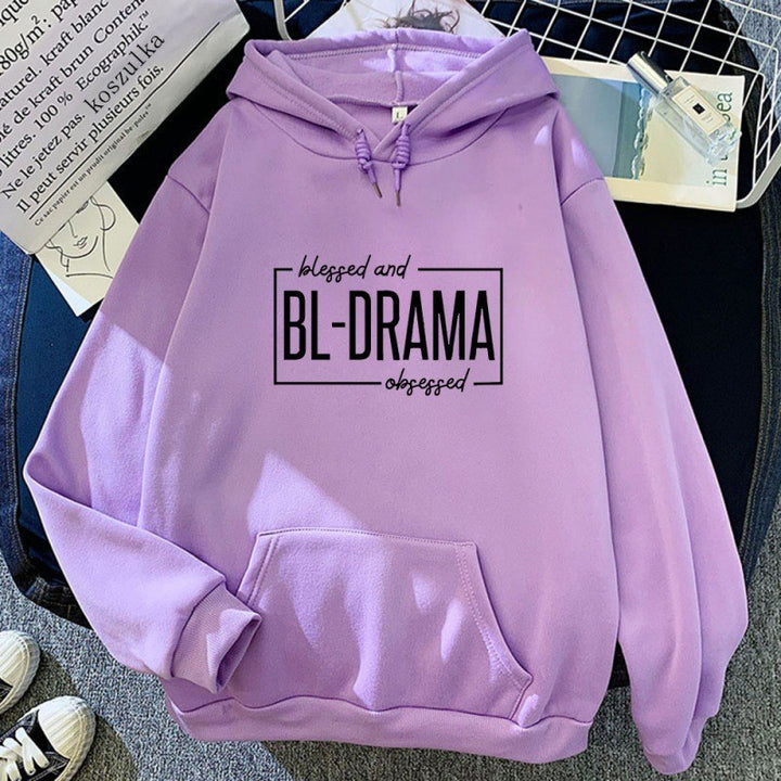 Women's hoodie with modern statement print Lisslune