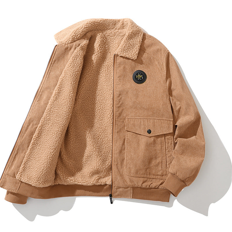 Men's stylish transition jacket with warm fleece lining Lisslune