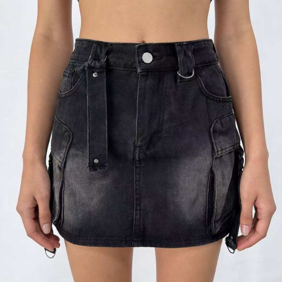 Ladies Cargo Skirt Lisslune