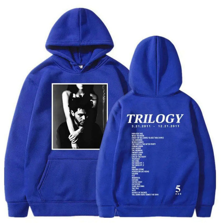 Women's hoodie with artistic photo print and unique lettering Lisslune