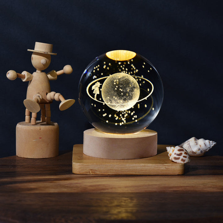 Lisslune | 3D Planet Crystal Ball