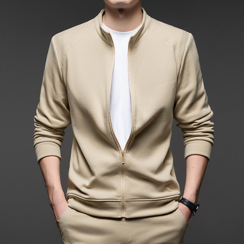 Men's sporty zip sweater with breathable material Lisslune
