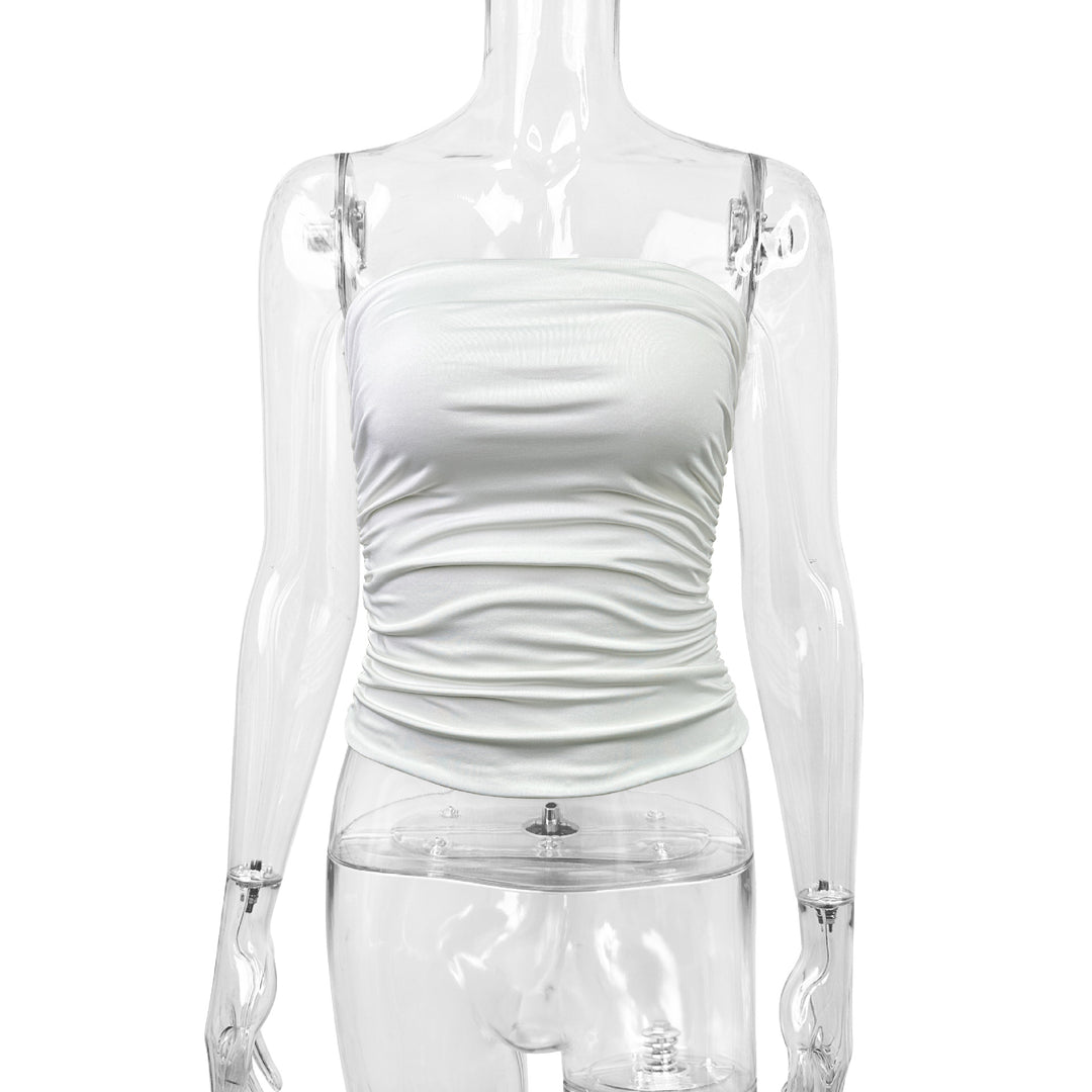 Damen Figurumspielendes Bandeau-Oberteil mit raffinierten Raffungselementen Lisslune