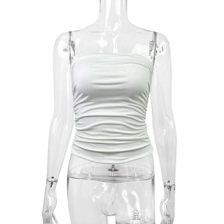 Damen Figurumspielendes Bandeau-Oberteil mit raffinierten Raffungselementen Lisslune