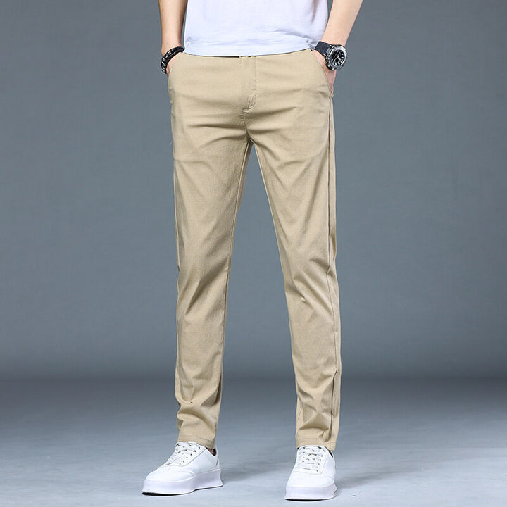 Men's airy leisure pants in modern slim-fit design Lisslune