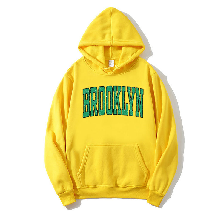 Women's Hoodie with Casual Brooklyn Print Lisslune