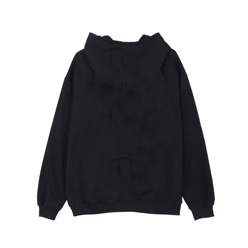 Women's hooded jacket with nostalgic sports design Lisslune