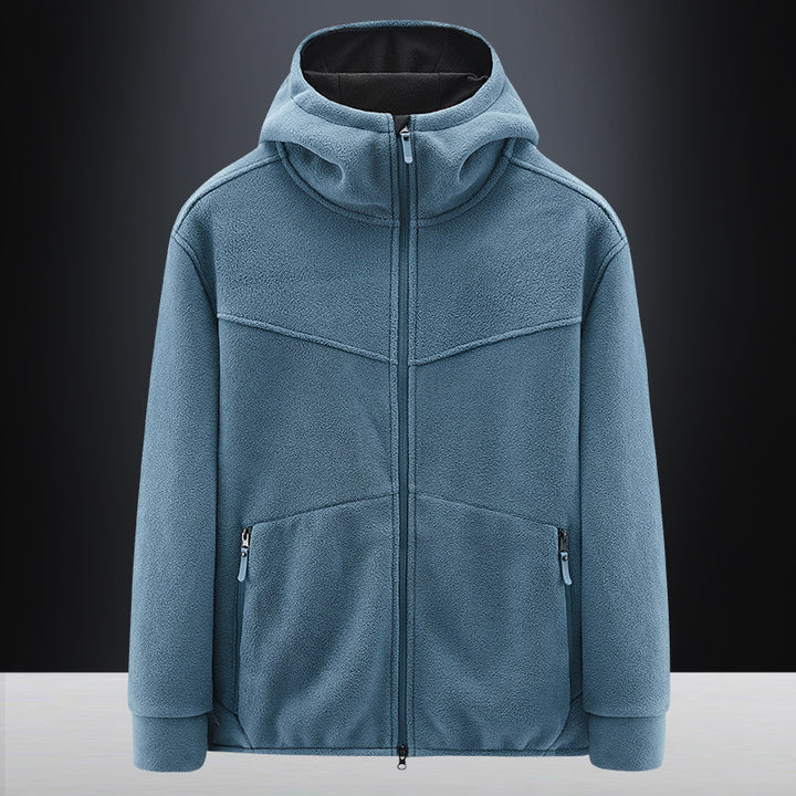 Men's fleece jacket with ergonomic fit and practical zip pockets Lisslune