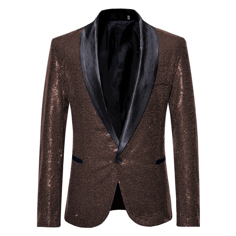 Men's glamorous sequin blazer Lisslune