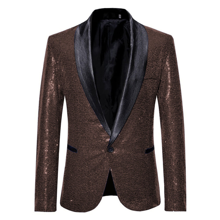 Men's glamorous sequin blazer Lisslune