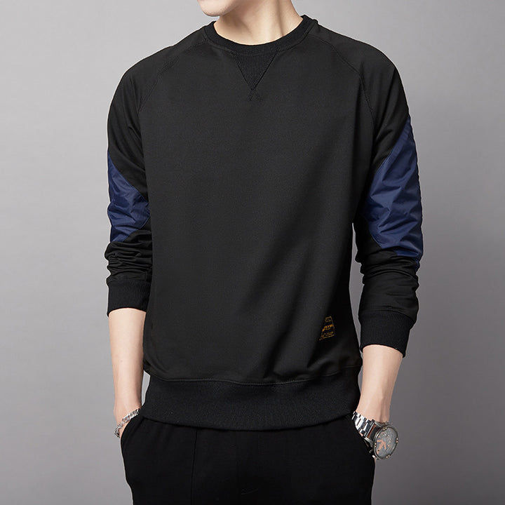 Men's sporty sweatshirt with contrasting sleeves Lisslune