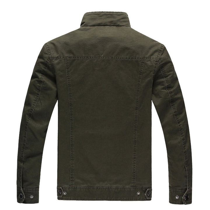 Men's casual utility jacket with practical pockets Lisslune