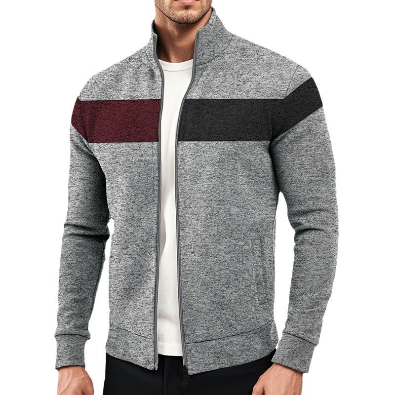 Men's sports jacket with modern cut and functional zipper Lisslune