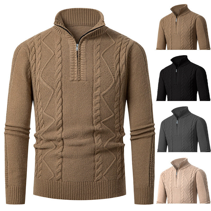 Men's sweater with high collar Lisslune