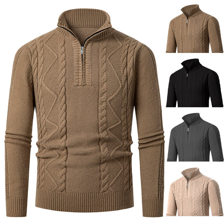 Men's sweater with high collar Lisslune