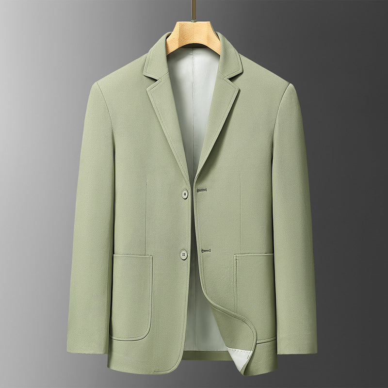 Men's Elegant Blazer with Textured Design and Practical Pockets Lisslune