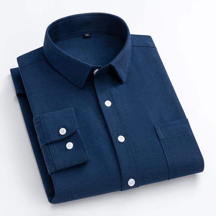 Men's Elegant Cotton Shirt with Modern Cut Lisslune