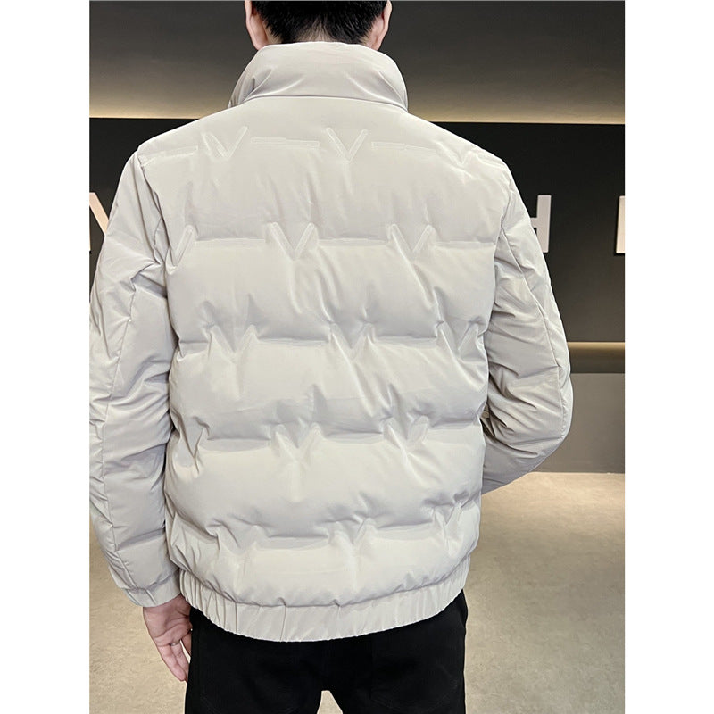 Men's Fashionable Lightweight Padded Jacket with Practical Zipper Lisslune