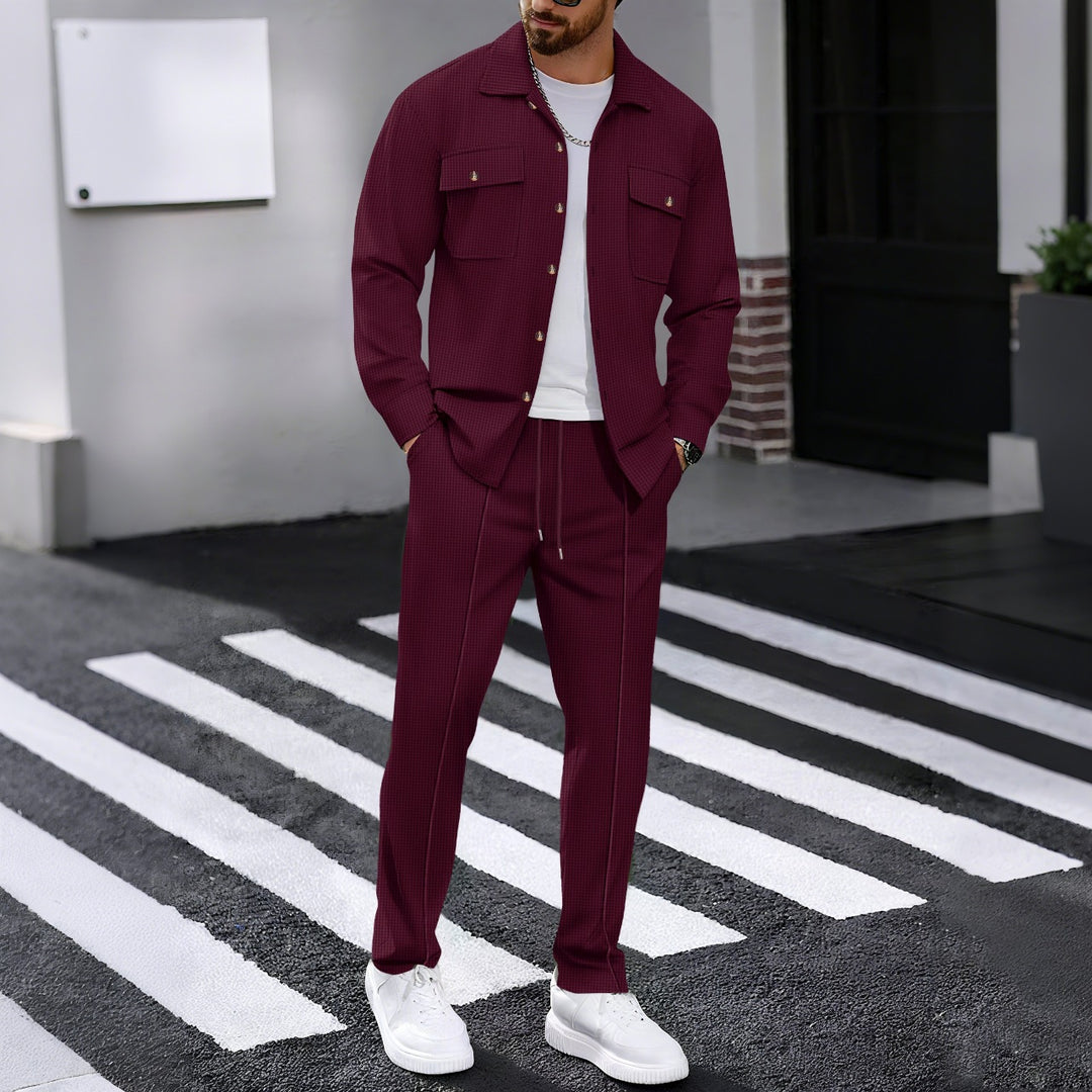 Men's elegant casual jacket with practical pockets Lisslune