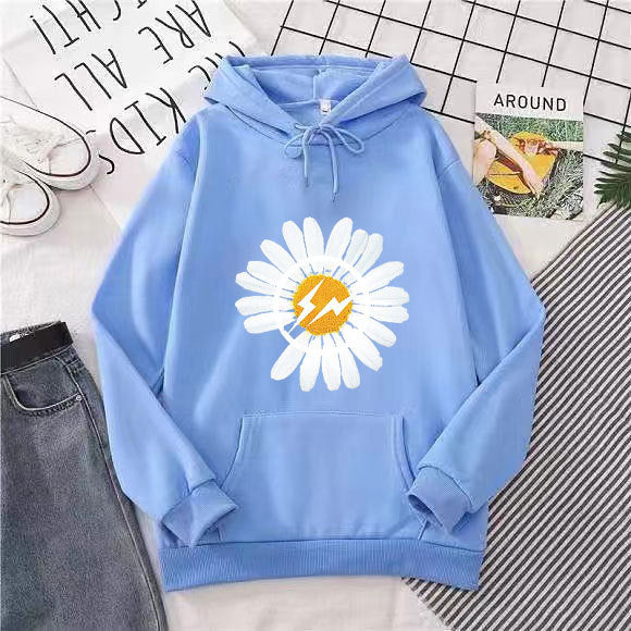 Women's hoodie with floral design Lisslune