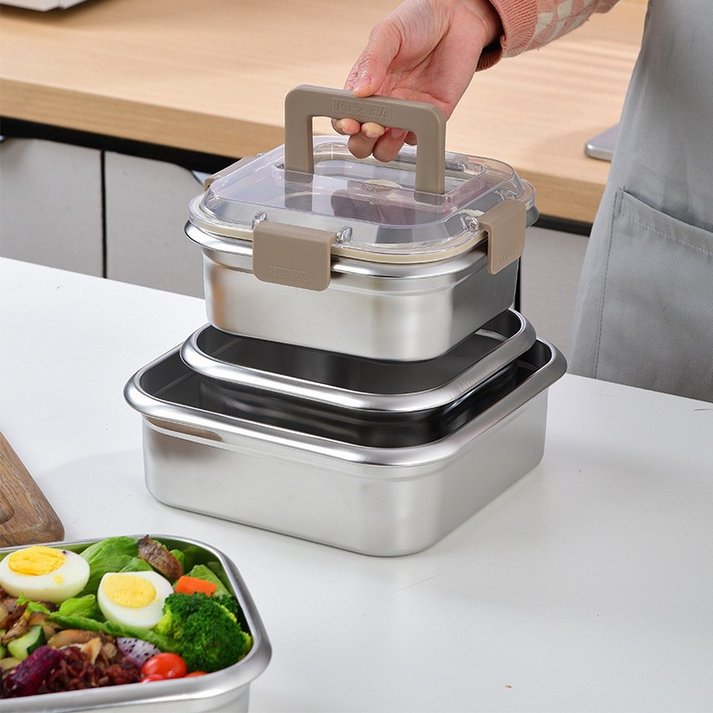 Lisslune | Portable Stainless Steel Food Storage Container 1600ml