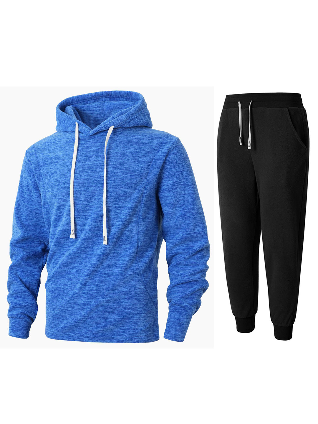 Men's Fleece Hoodie and Jogging Pants Set Lisslune