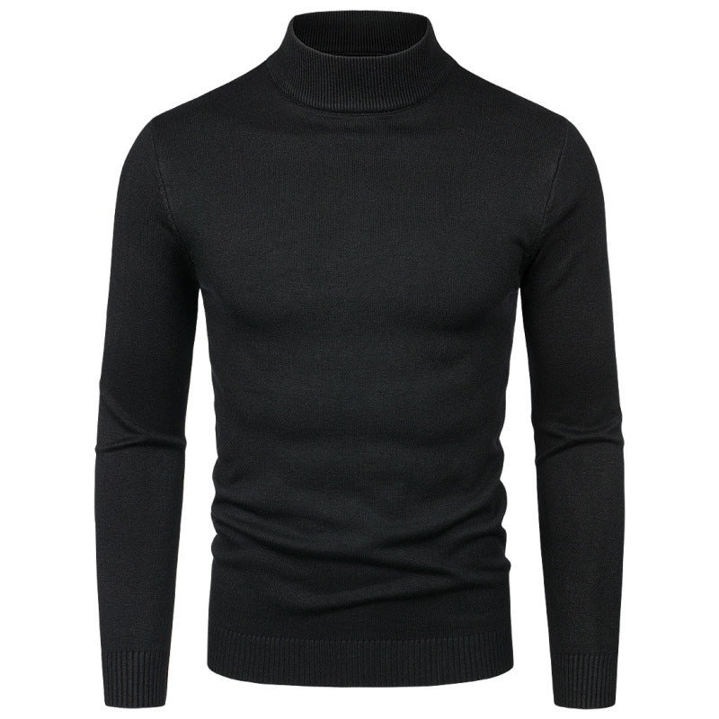 Men's elegant turtleneck sweater made of fine cotton blend Lisslune