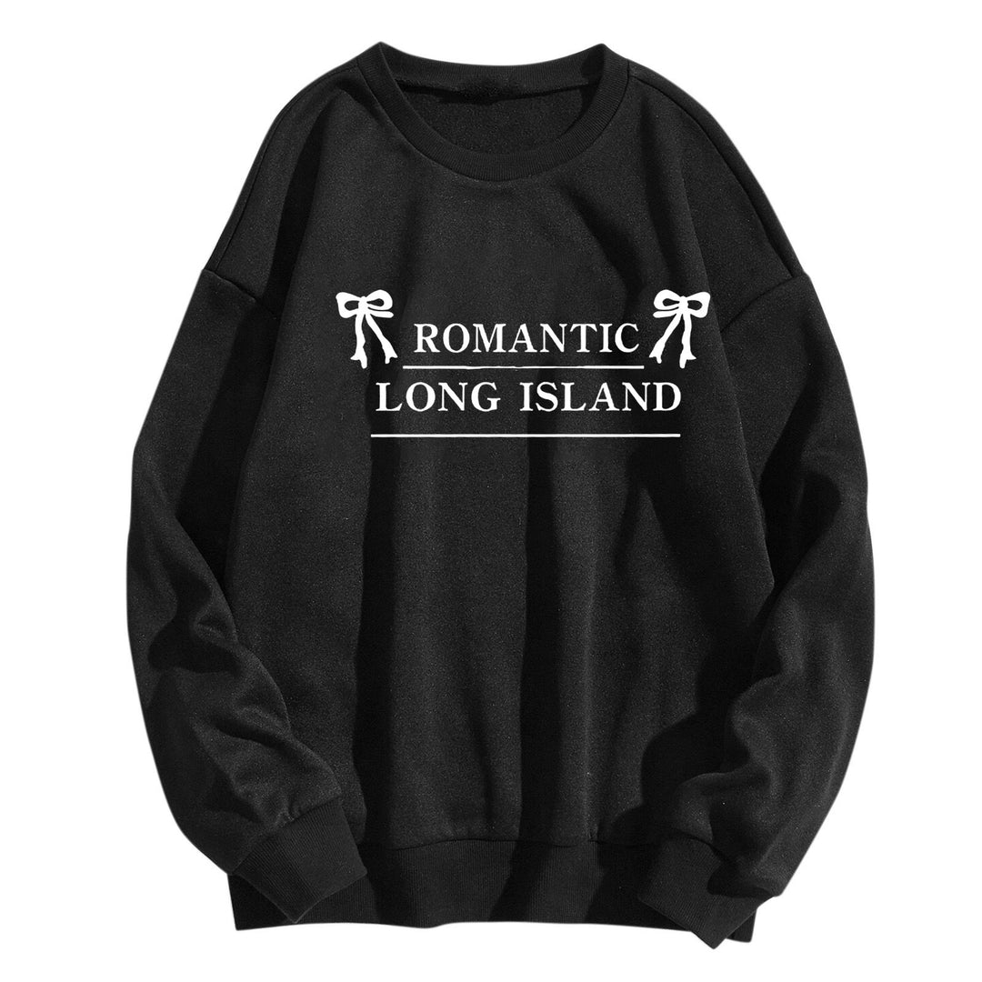 Women casual sweatshirt with romantic lettering Lisslune