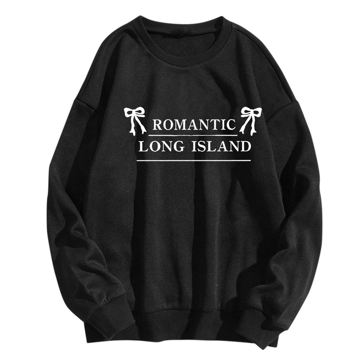 Women casual sweatshirt with romantic lettering Lisslune