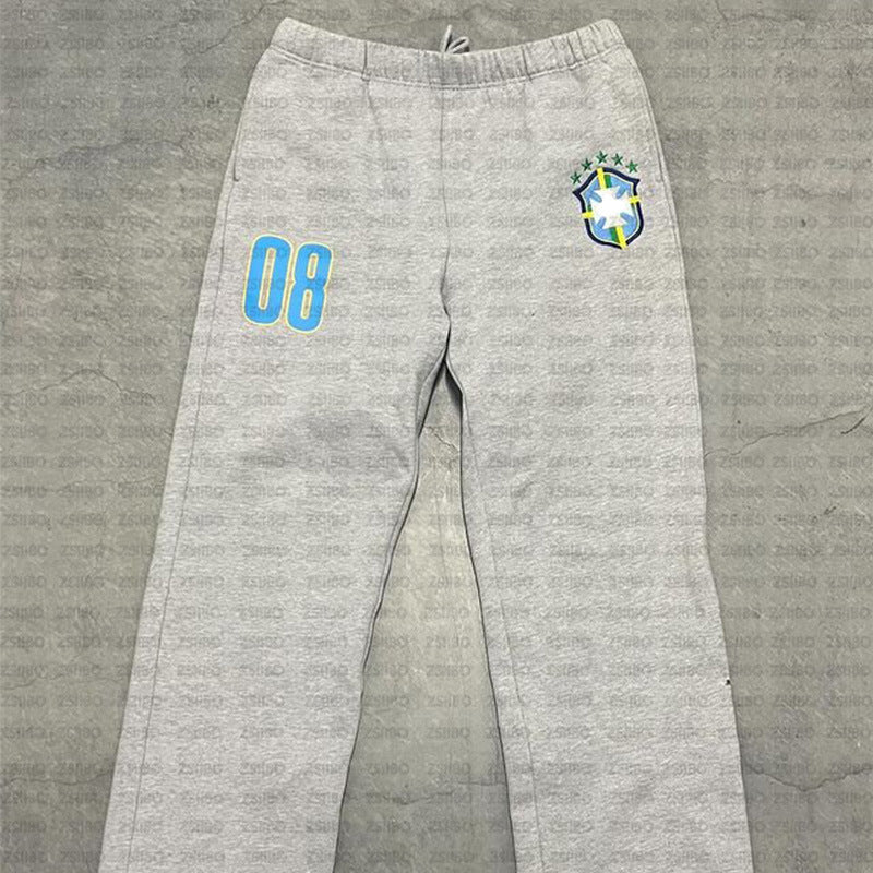 Women’s sporty jogging pants with practical side pockets and elastic waistband Lisslune