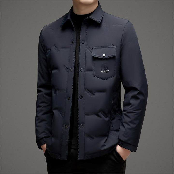 Men's Quilted Functional Jacket with Practical Pockets Lisslune