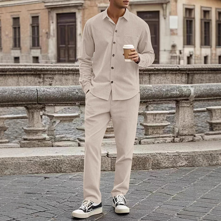 Men's elegant and comfortable shirt suit set Lisslune