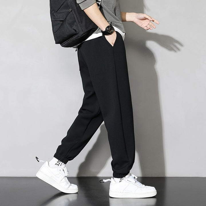 Men's casual sweatpants with elastic waistband and side pockets Lisslune