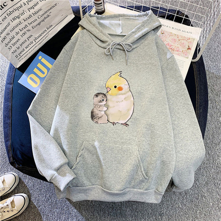 Ladies hoodie with animal motif Lisslune