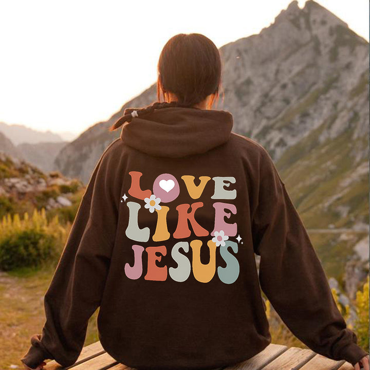 Women's cozy hoodie with inspiring print Lisslune