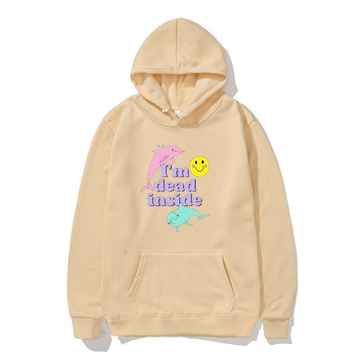Women's hoodie with creative design and kangaroo pocket Lisslune
