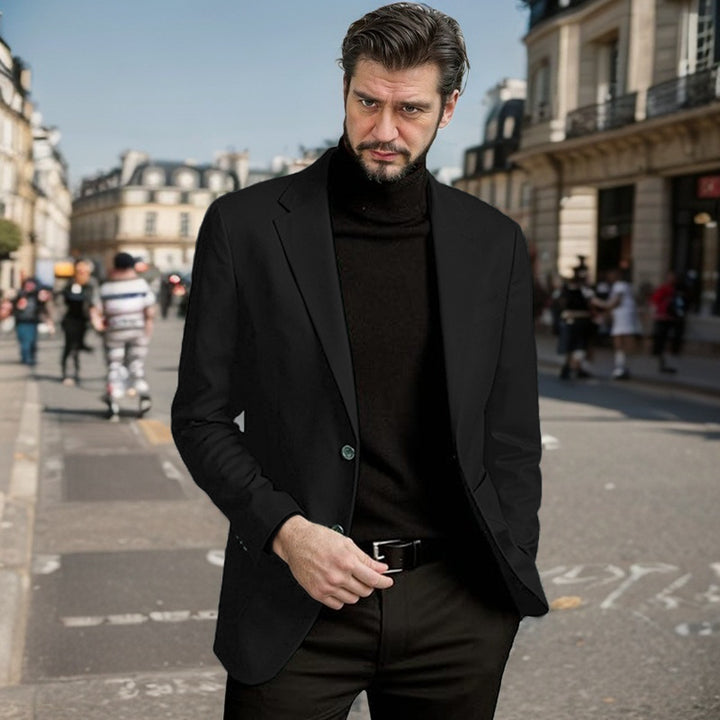 Men's Elegant Single-Breasted Blazer Lisslune