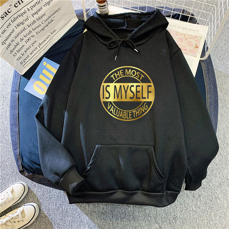 Women's hoodie with inspiring lettering Lisslune