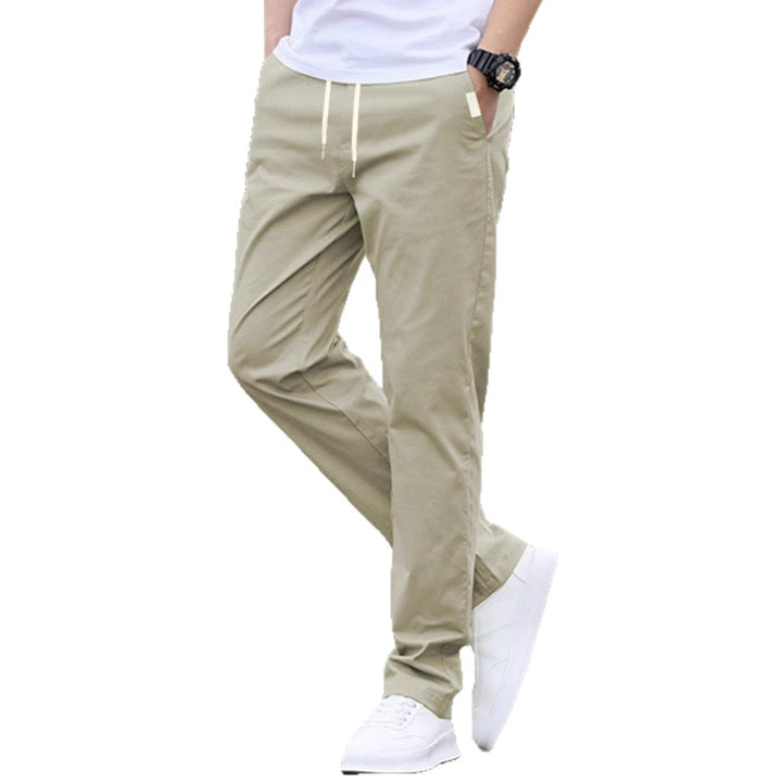 Men's leisure pants with adjustable waistband and breathable material Lisslune